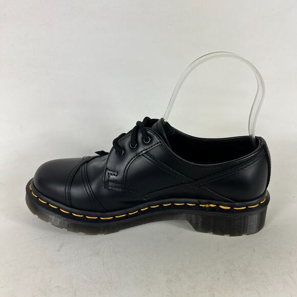 Dr. Martens 1461 Bow Oxford Women's 6 Black Smooth Leather Lace Up Comfort Shoes - Picture 6 of 10